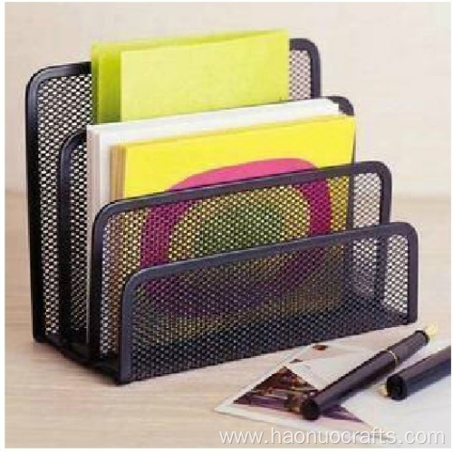 stationery creative desk storage sorting envelope clip metal